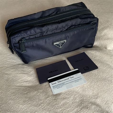 Prada Saffiano Leather Dopp Kit 